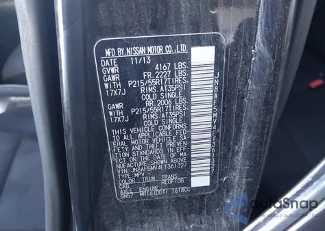 2014 Nissan Juke S from USA, damaged, VIN JN8AF5MV4ET361327